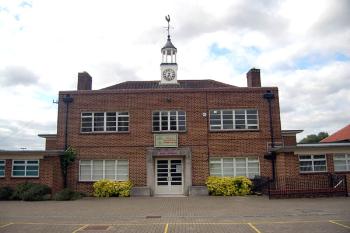 Photograph of Marston Vale Middle School in October 2007